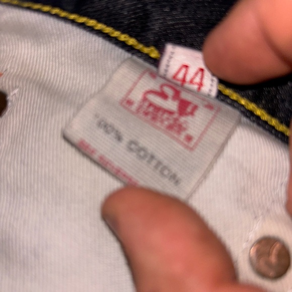 Evisu jeans size 44 green seagull - Picture 6 of 6